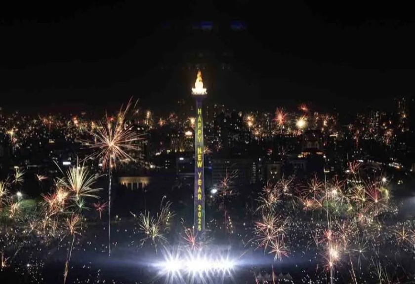 Monas, Jakarta, Rabu 1 Jamuari 2025