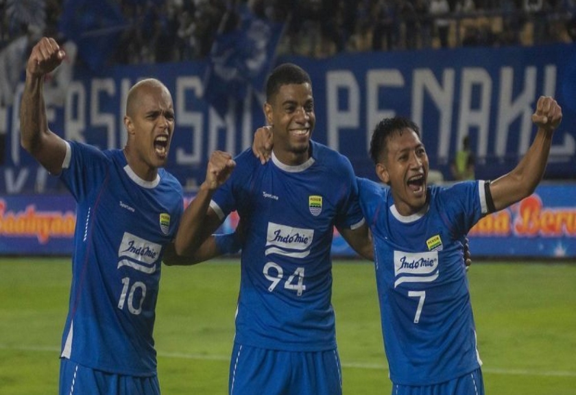 Pesepak bola Persib Bandung Beckham Putra Nugraha