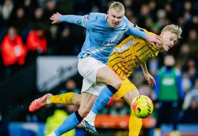 Penyerang Manchester City Erling Haaland
