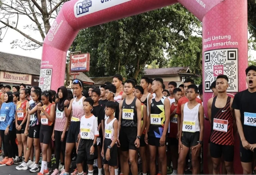 Talao Beach Run di Kota Pariaman, Sumbar 