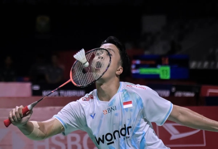 Pebulu tangkis Indonesia Anthony Sinisuka Ginting