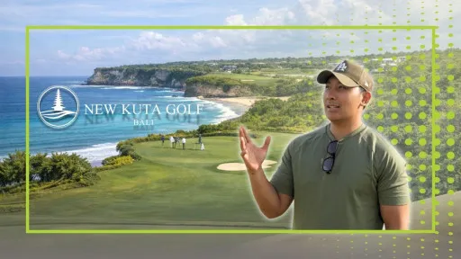 Darma Mangkuluhur dengan Golf Time Ceko di New Kuta Golf Bali