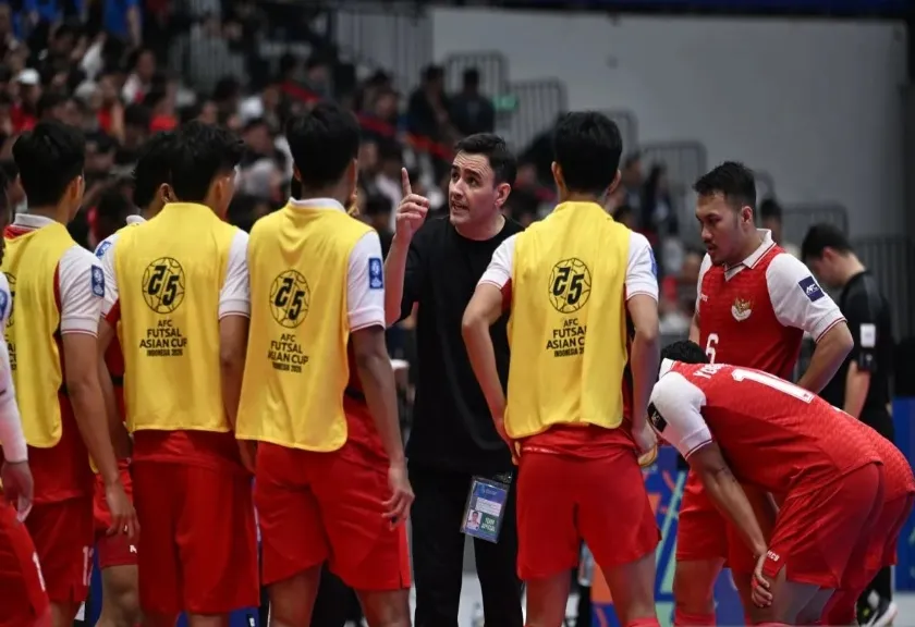 Pelatih Timnas futsal Indonesia Hector Souto