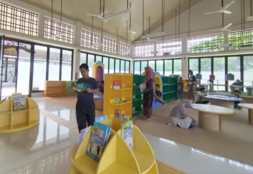 Perpustakaan Kabupaten Kudus, Jawa Tengah.