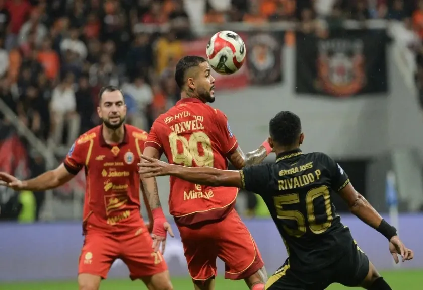 Pesepak bola Borneo FC Rivaldo Pakpahan 