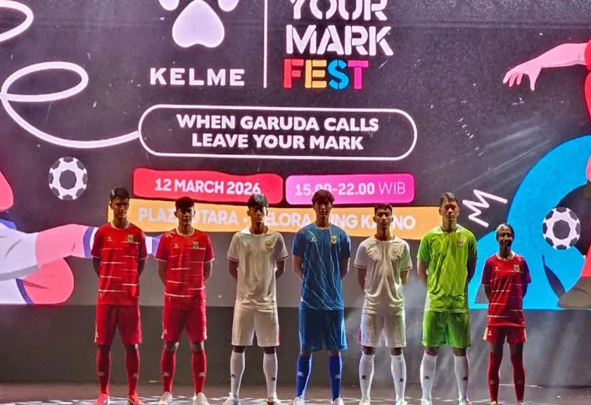 Peluncuran jersey baru timnas Indonesia