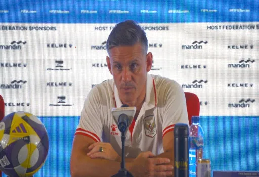 Pelatih timnas Indonesia John Herdman.