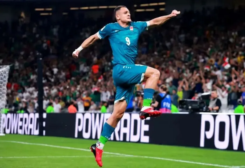 Penyerang tim nasional Irak Ali Alhamadi 