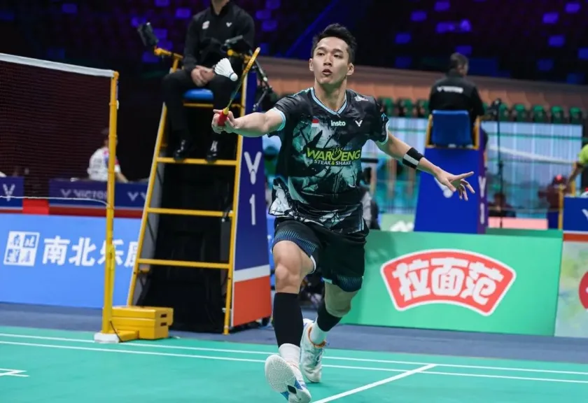 Tunggal putra Indonesia Jonatan Christie