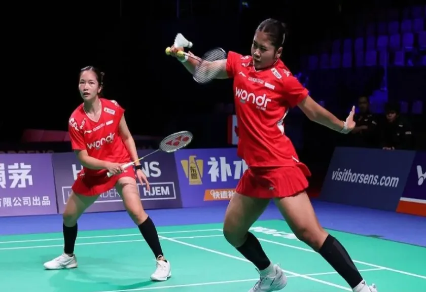 Pasangan Rachel Allessya Rose/Febi Setianingrum 