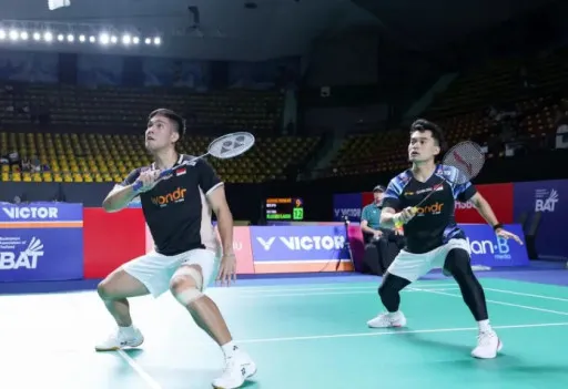 Ganda putra Indonesia Leo Rolly Carnando/Daniel Marthin 