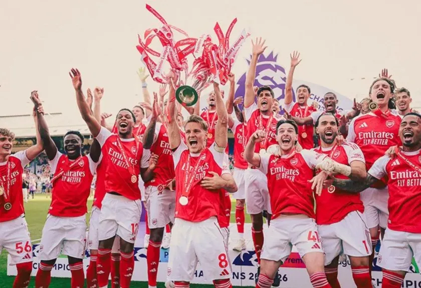 Arsenal menjadi juara Liga Inggris 2025/26