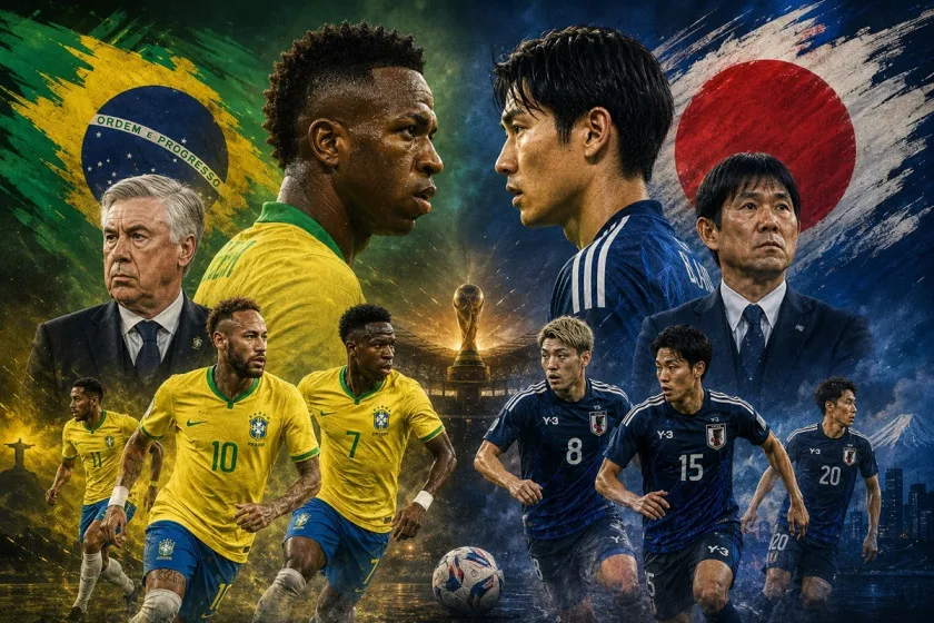Brasil vs Jepang