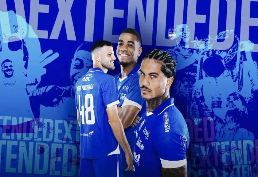Persib Bandung memperpanjang kontrak Patricio Matricardi, Uilliam Barros Pereira dan Ramon Tanque