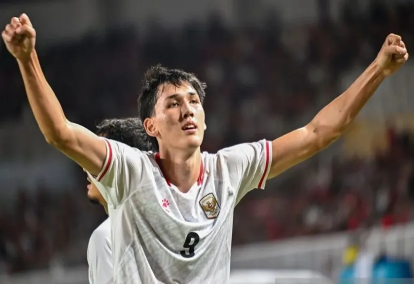 Pesepak bola Timnas Indonesia Mitchell Lee Baker