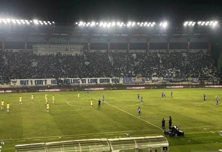 Pertandingan Persib Bandung melawan Tampines Rovers 