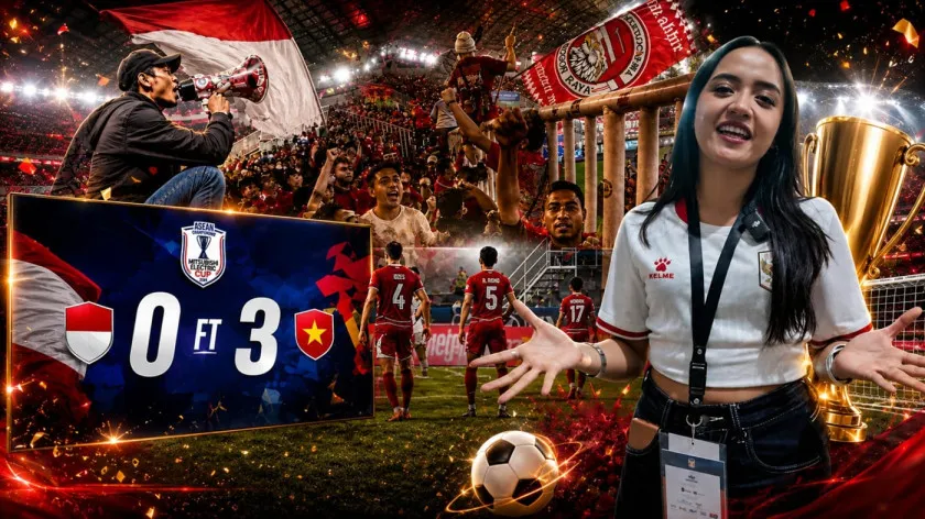 Timnas Indonesia Kalah 0-3 dari Vietnam