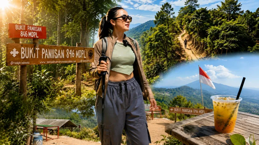 Demi Es Markisa! Syafira Mendaki Bukit Paniisan 846 MDPL