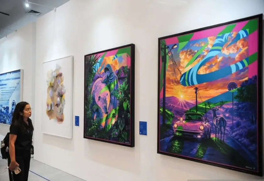 Pameran Art for Peace and a Better Future: Collaboration di Teater Kecil, TIM, Jakarta