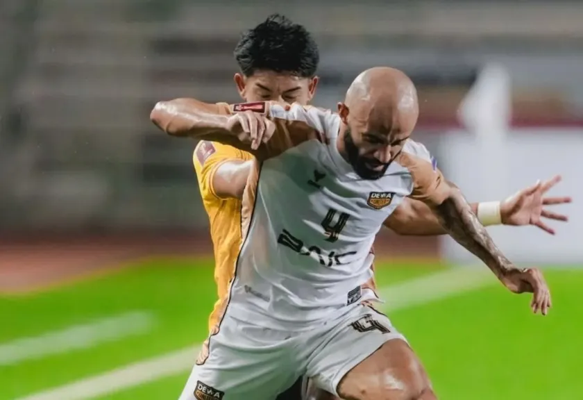 Laga Manila Digger melawan Dewa United 