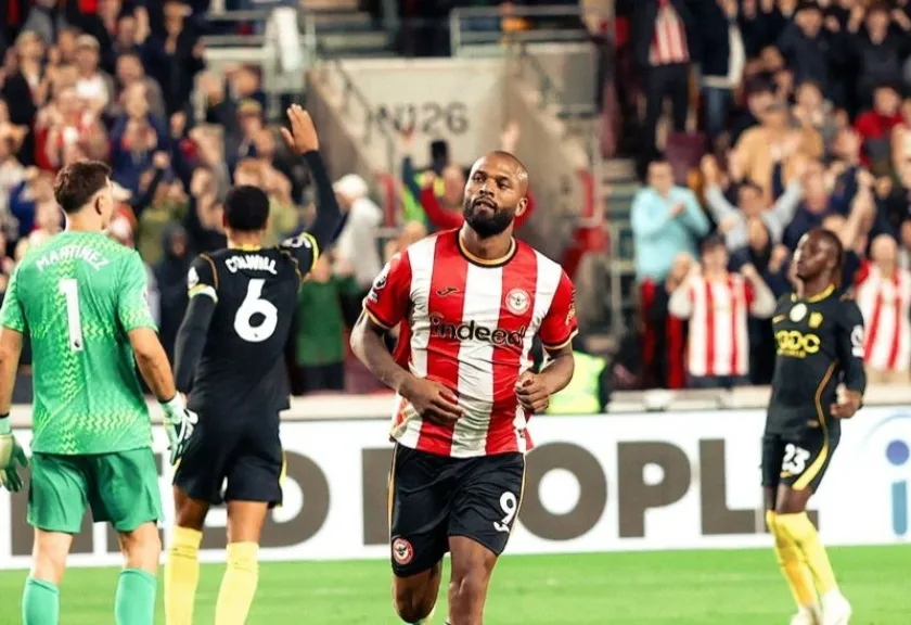 Penyerang Brentford Igor Thiago 