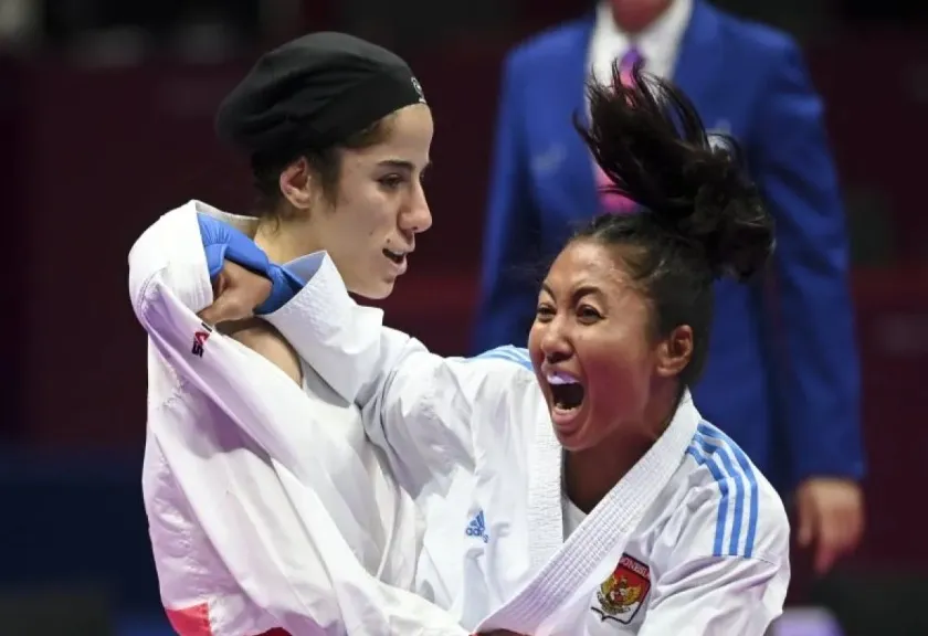 Karateka Indonesia Cok Istri Agung Sanistyarani