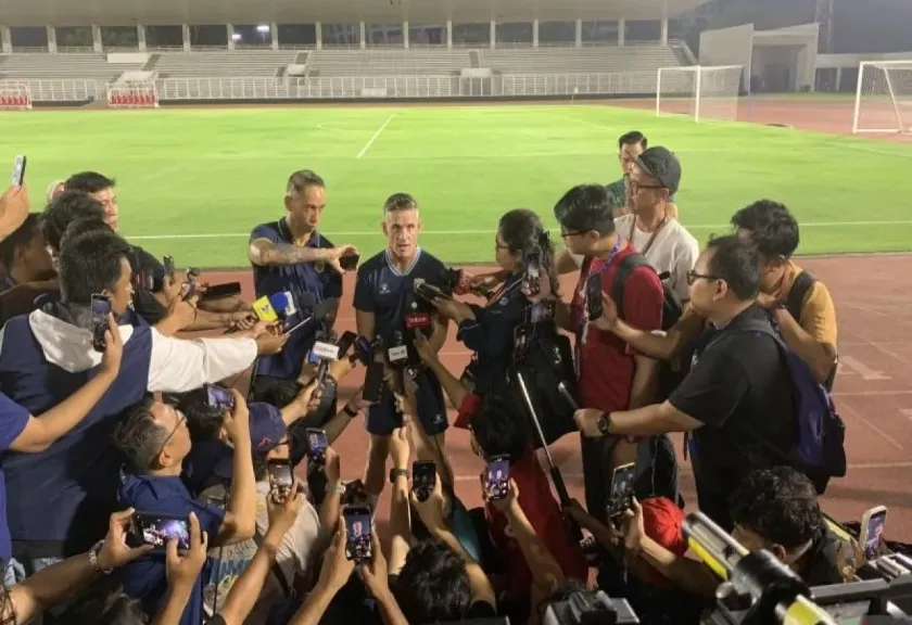 Pelatih timnas Indonesia John Herdman 