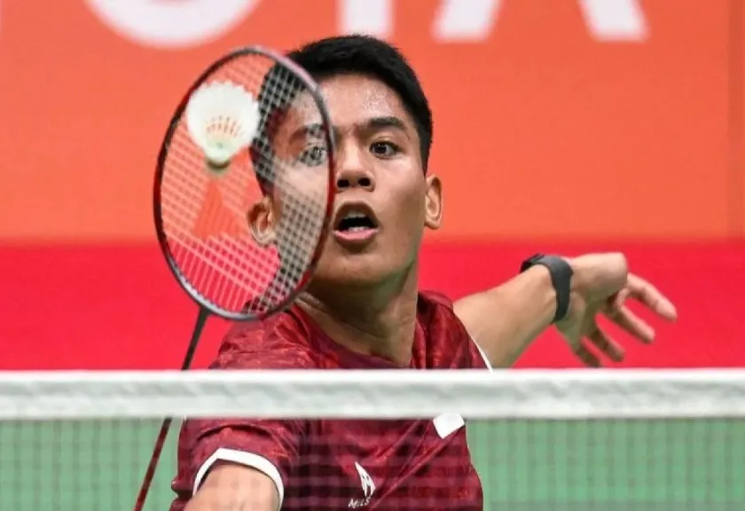 Pebulu tangkis tunggal putra Indonesia M. Zaki Ubaidillah