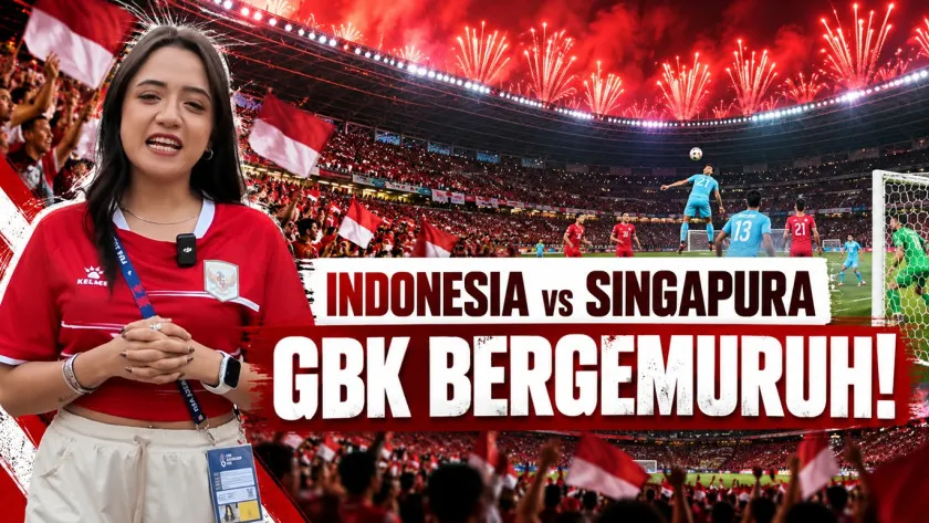 Euforia GBK Saat Indonesia Kalahkan Singapura 2-0