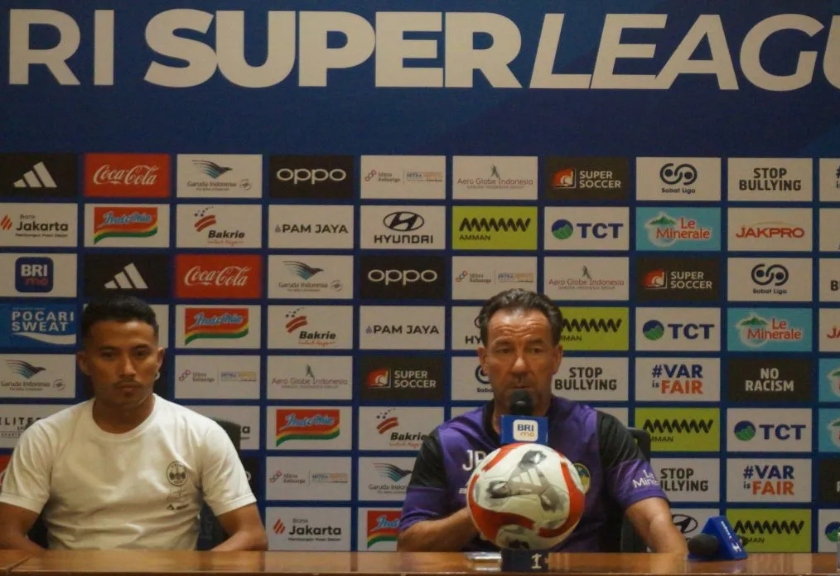 Pelatih PSIM Yogyakarta Jean-Paul van Gastel