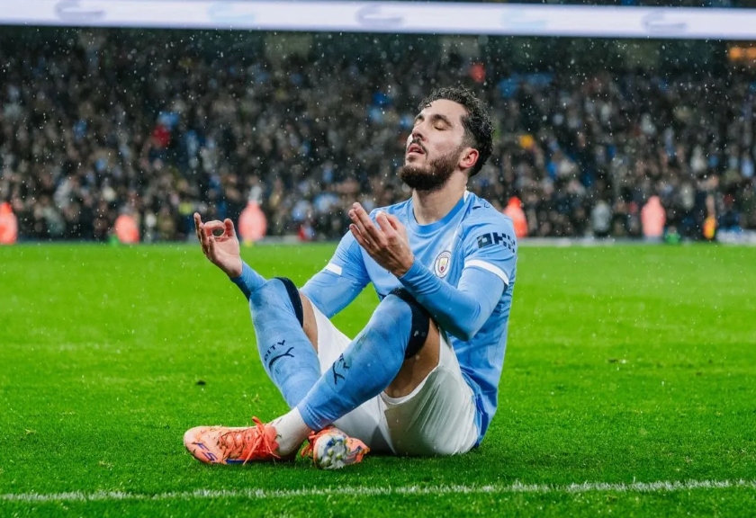 Selebrasi Rayan Cherki 